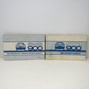 SAAB 900 1982 Owners Manual & Warranties/Service Record Booklet Preowned